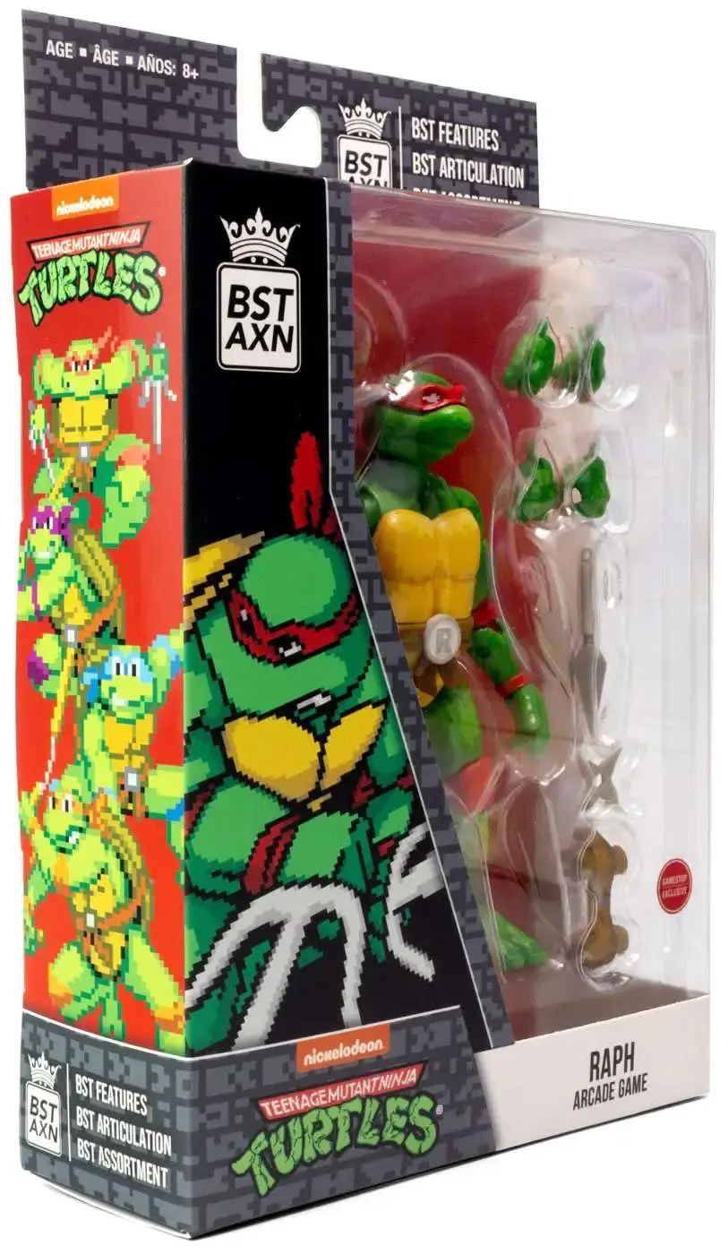 Teenage Mutant Ninja Turtles BST AXN Actionfigur NES 8-Bit Raphael Exclusive 13 cm termékfotó
