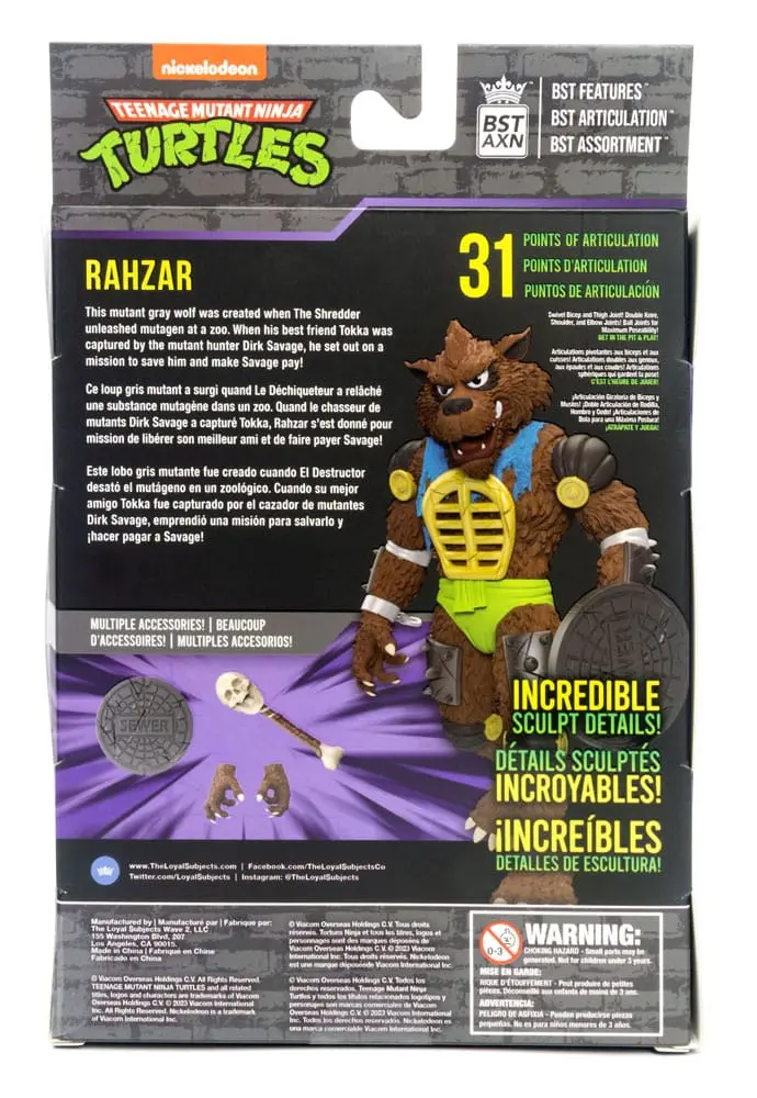 Teenage Mutant Ninja Turtles BST AXN Actionfigur Rahzar 13 cm termékfotó