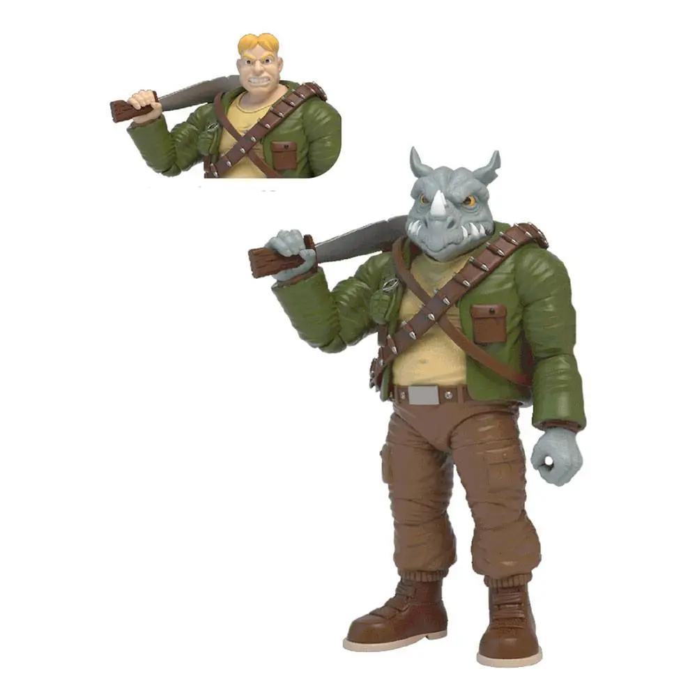 Teenage Mutant Ninja Turtles BST AXN Actionfigur Rocksteady 13 cm Produktfoto