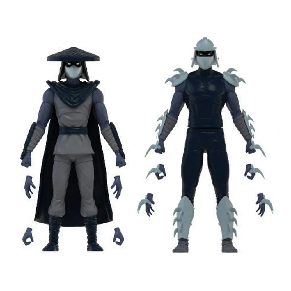 Teenage Mutant Ninja Turtles BST AXN Actionfiguren 2er-Pack Shadow Shredder & Elite Foot Soldier SDCC Exclusive 13 cm Produktfoto