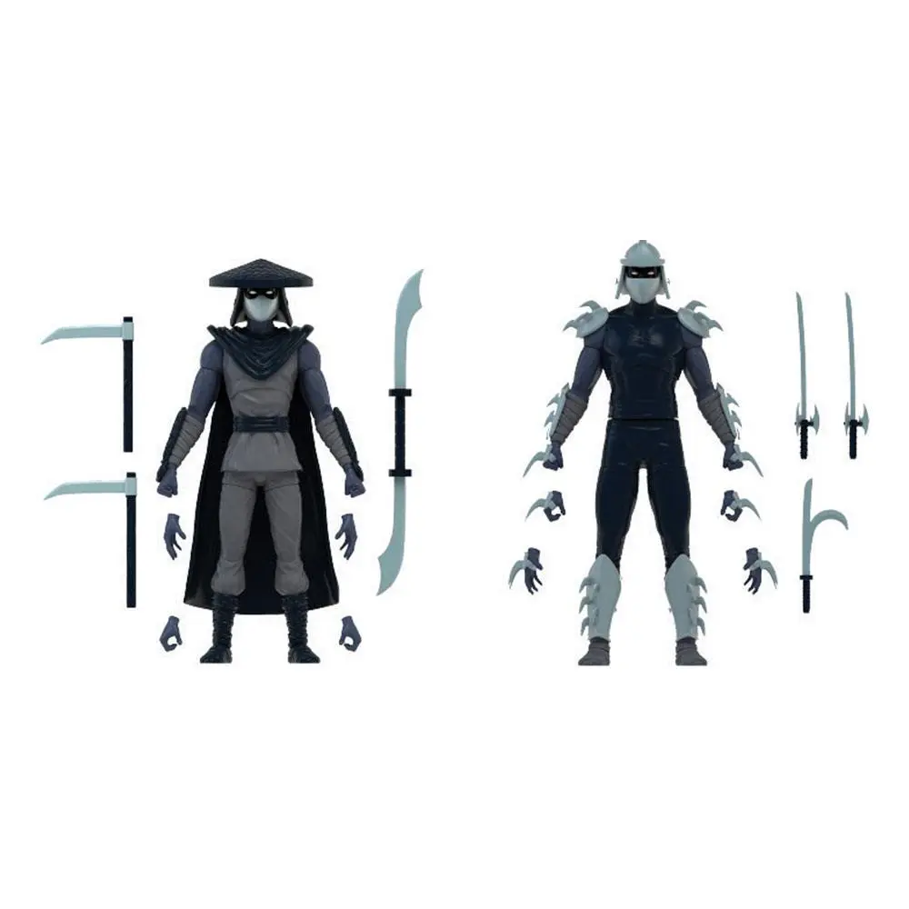 Teenage Mutant Ninja Turtles BST AXN Actionfiguren 2er-Pack Shadow Shredder & Elite Foot Soldier SDCC Exclusive 13 cm Produktfoto