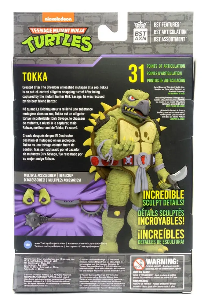 Teenage Mutant Ninja Turtles BST AXN Actionfigur Tokka 13 cm termékfotó