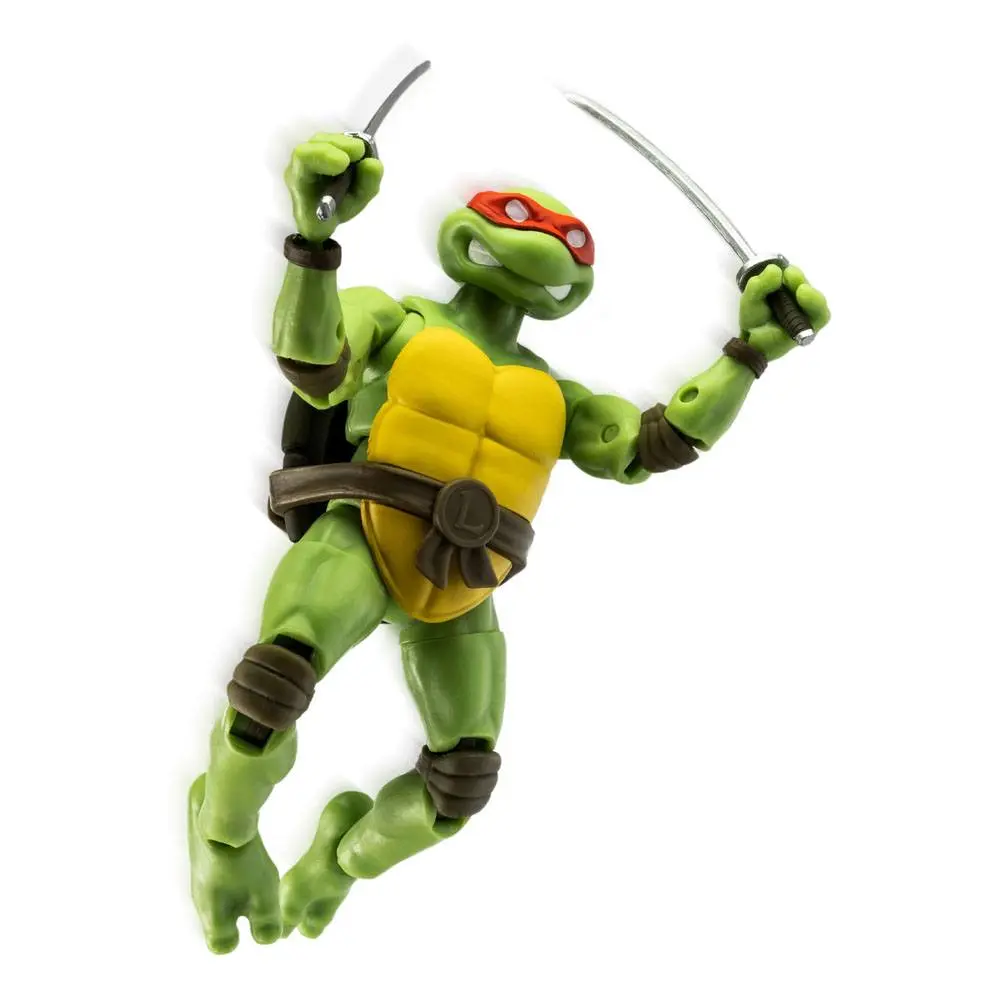 Teenage Mutant Ninja Turtles BST AXN x IDW Actionfigur & Comic Leonardo Exclusive 13 cm Produktfoto