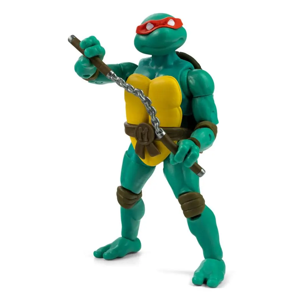 Teenage Mutant Ninja Turtles BST AXN x IDW Actionfigur & Comic Michelangelo Exclusive 13 cm Produktfoto
