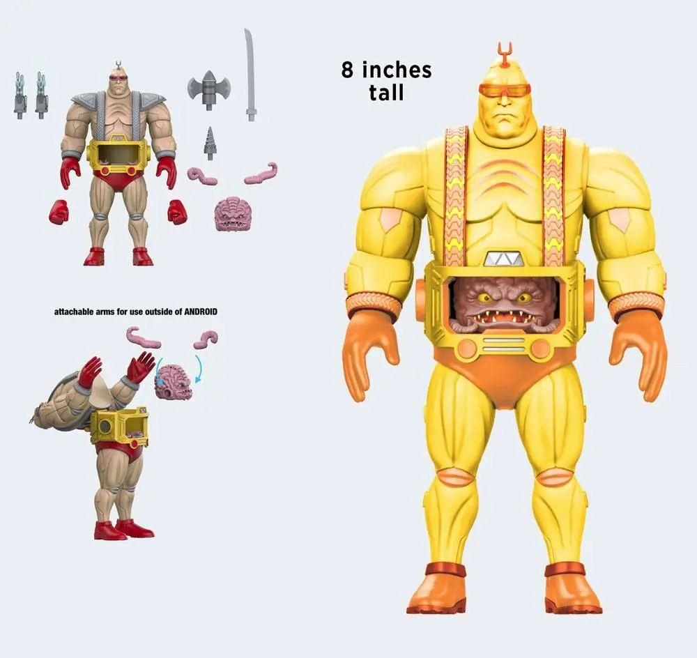 Teenage Mutant Ninja Turtles BST AXN XL Actionfigur Krang with Android Body (Arcade Game Colors) 20 cm termékfotó