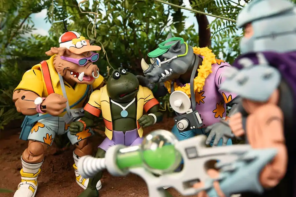 Teenage Mutant Ninja Turtles (Cartoon 1980) Action Figur 2 Pack Vacation Bebop and Rocksteady 18 cm termékfotó