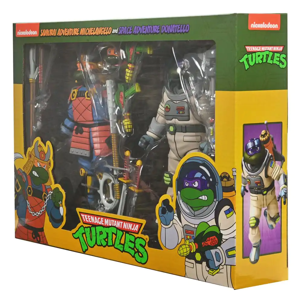 Teenage Mutant Ninja Turtles (Cartoon) Actionfiguren 2er-Pack Space Adventure & Samurai Turtles 18 cm termékfotó