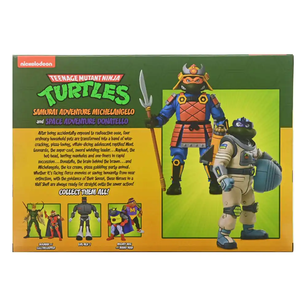 Teenage Mutant Ninja Turtles (Cartoon) Actionfiguren 2er-Pack Space Adventure & Samurai Turtles 18 cm termékfotó