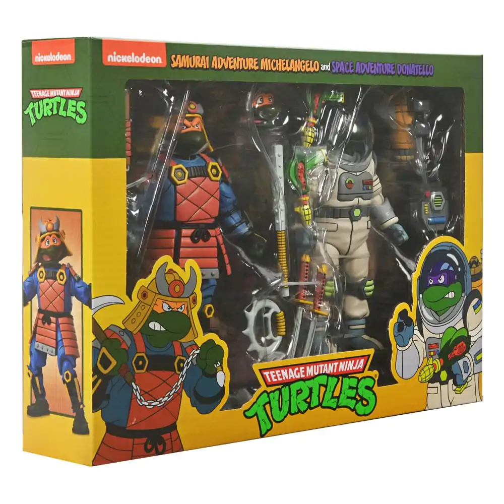 Teenage Mutant Ninja Turtles (Cartoon) Actionfiguren 2er-Pack Space Adventure & Samurai Turtles 18 cm termékfotó