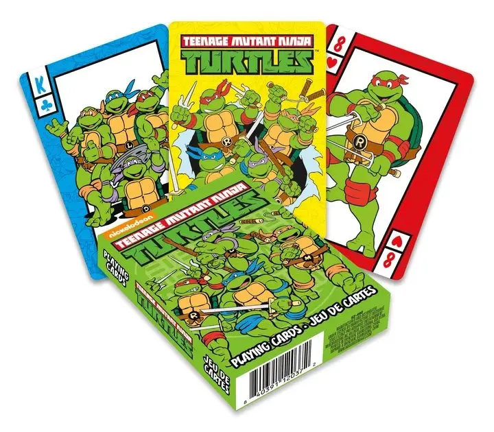 Teenage Mutant Ninja Turtles Spielkarten Cartoon Produktfoto
