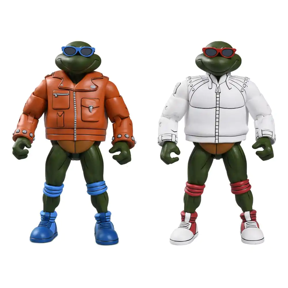 Teenage Mutant Ninja Turtles (Cartoon) Actionfigur Punk Leo and Punk Raph 2 Pack 18 cm Produktfoto