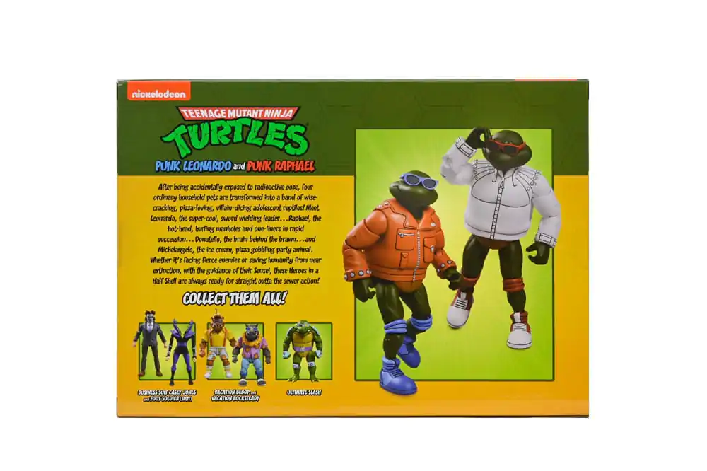 Teenage Mutant Ninja Turtles (Cartoon) Actionfigur Punk Leo and Punk Raph 2 Pack 18 cm Produktfoto