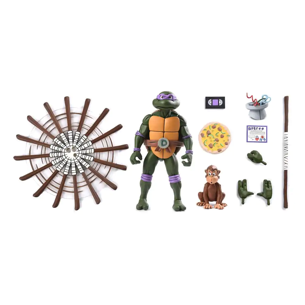 Teenage Mutant Ninja Turtles (Cartoon) Actionfigur Ultimate Donatello VHS 18 cm termékfotó