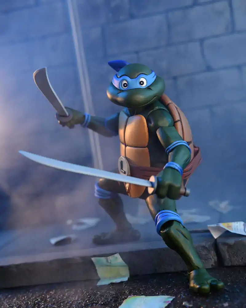 Teenage Mutant Ninja Turtles (Cartoon) Actionfigur Ultimate Leonardo VHS 18 cm termékfotó