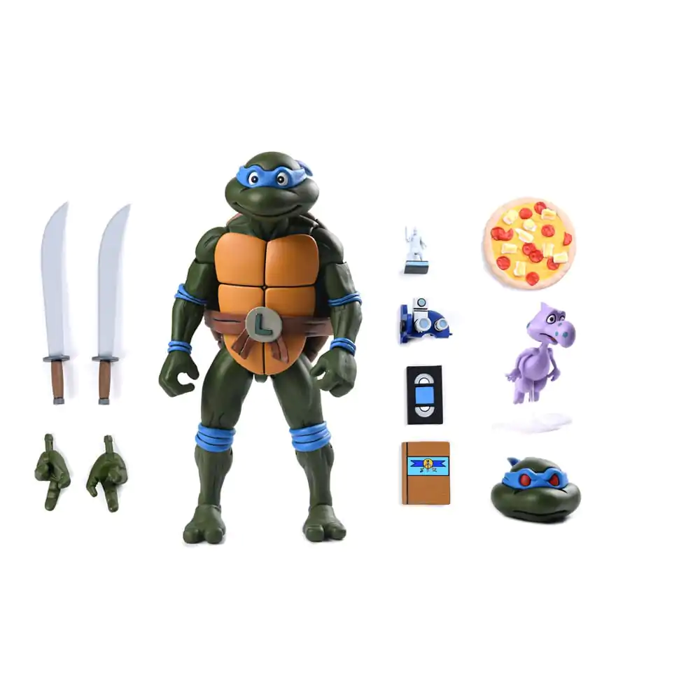 Teenage Mutant Ninja Turtles (Cartoon) Actionfigur Ultimate Leonardo VHS 18 cm termékfotó