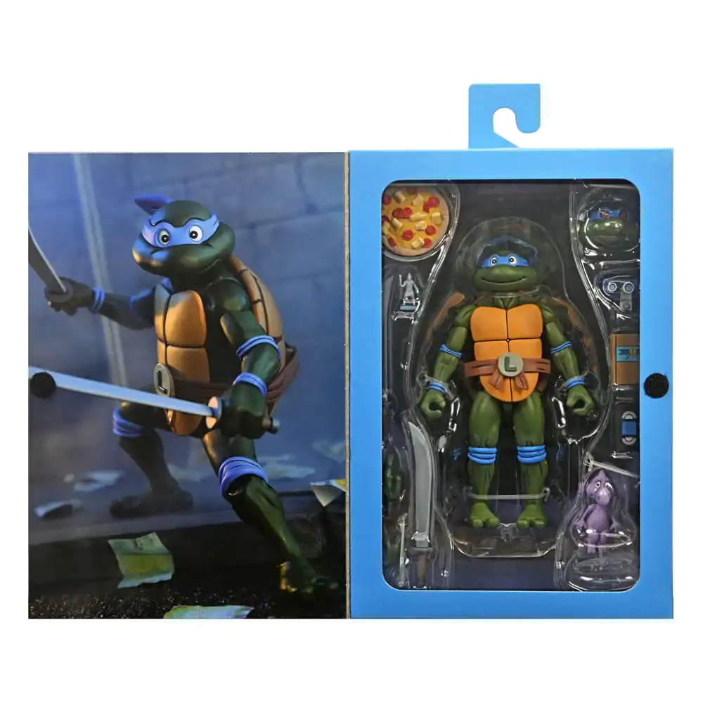 Teenage Mutant Ninja Turtles (Cartoon) Actionfigur Ultimate Leonardo VHS 18 cm termékfotó