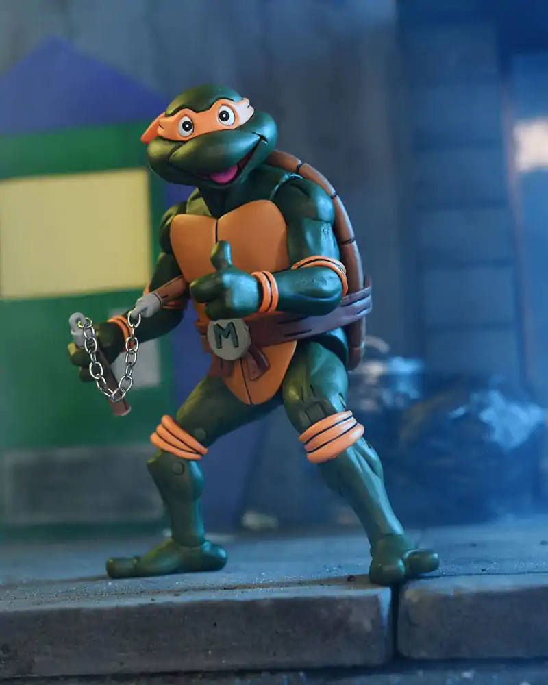 Teenage Mutant Ninja Turtles (Cartoon) Actionfigur Ultimate Michelangelo VHS 18 cm termékfotó