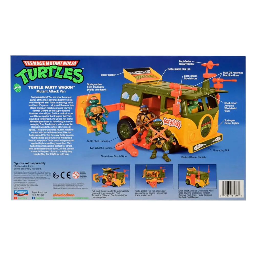 Teenage Mutant Ninja Turtles Fahrzeug Classic Turtle Party Wagon Produktfoto