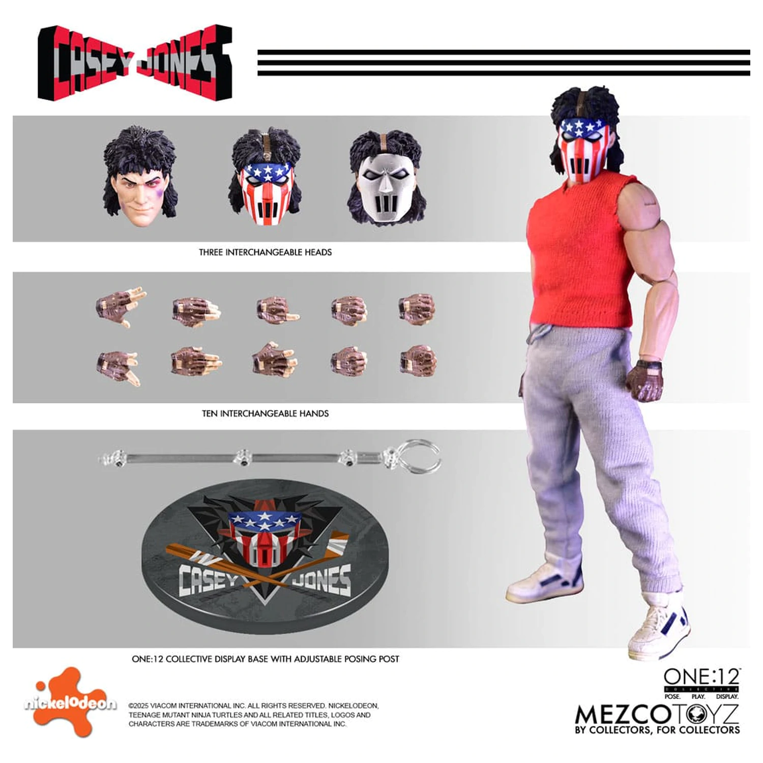 Teenage Mutant Ninja Turtles Figur 1/12 Casey Jones 17 cm Produktfoto