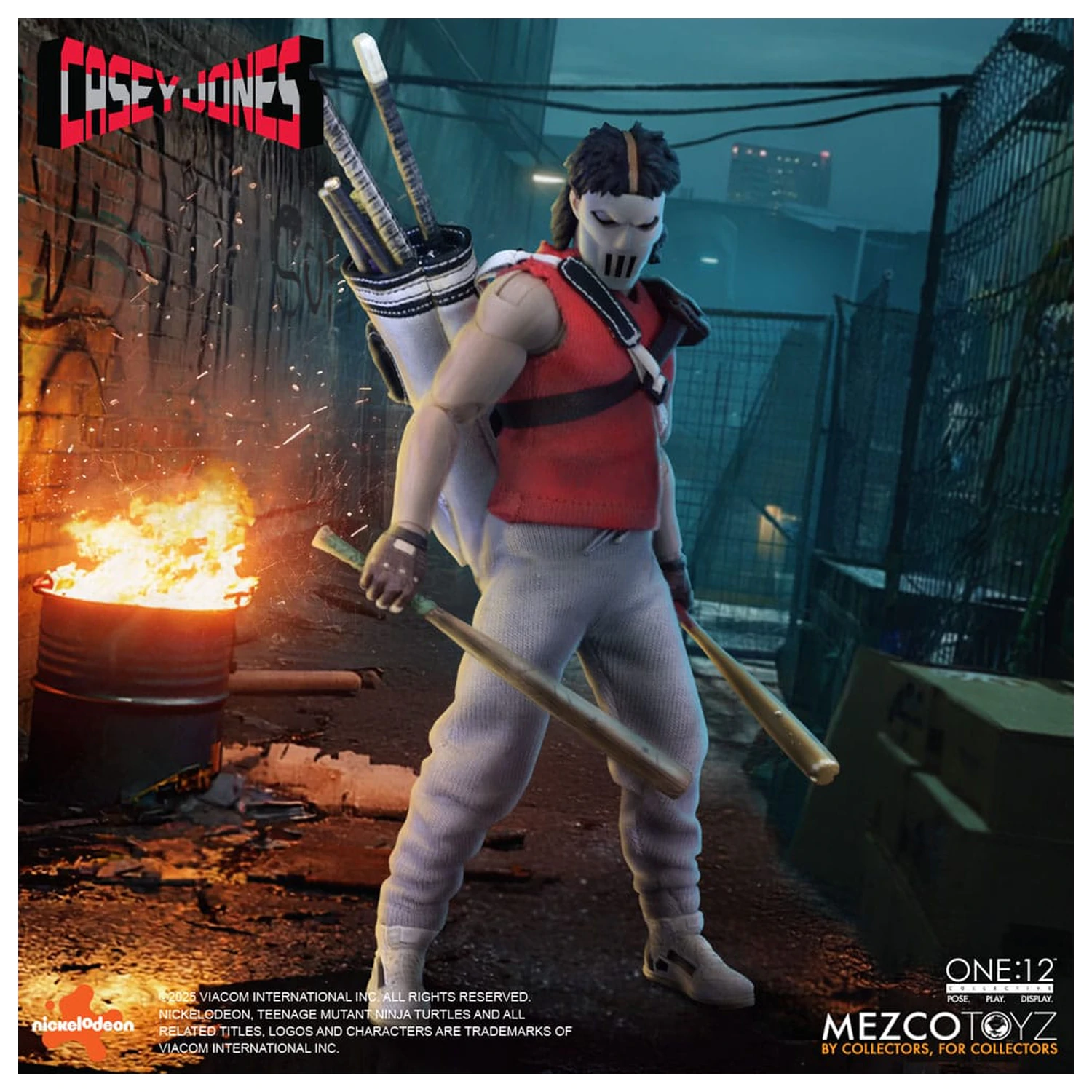 Teenage Mutant Ninja Turtles Figur 1/12 Casey Jones 17 cm Produktfoto