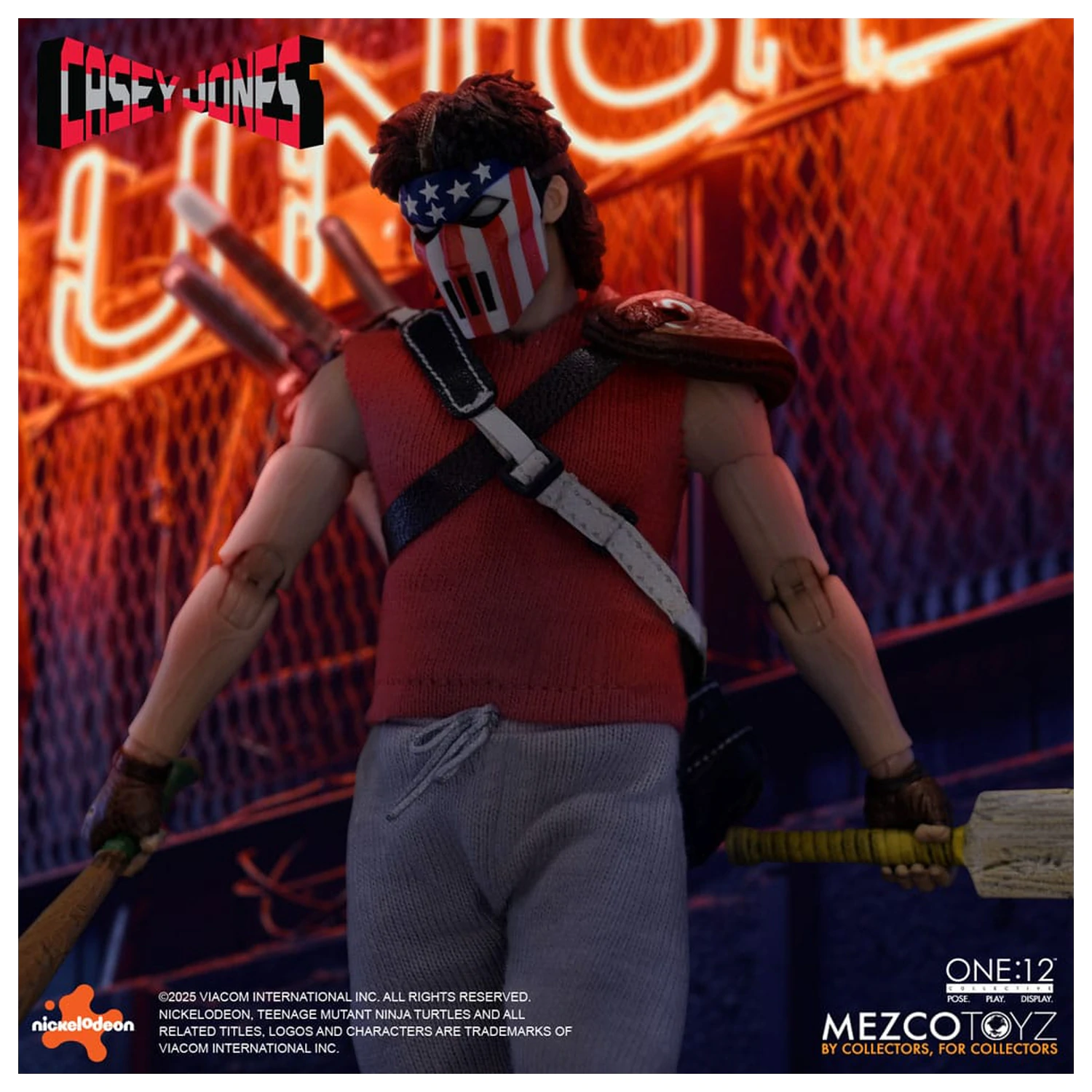 Teenage Mutant Ninja Turtles Figur 1/12 Casey Jones 17 cm Produktfoto