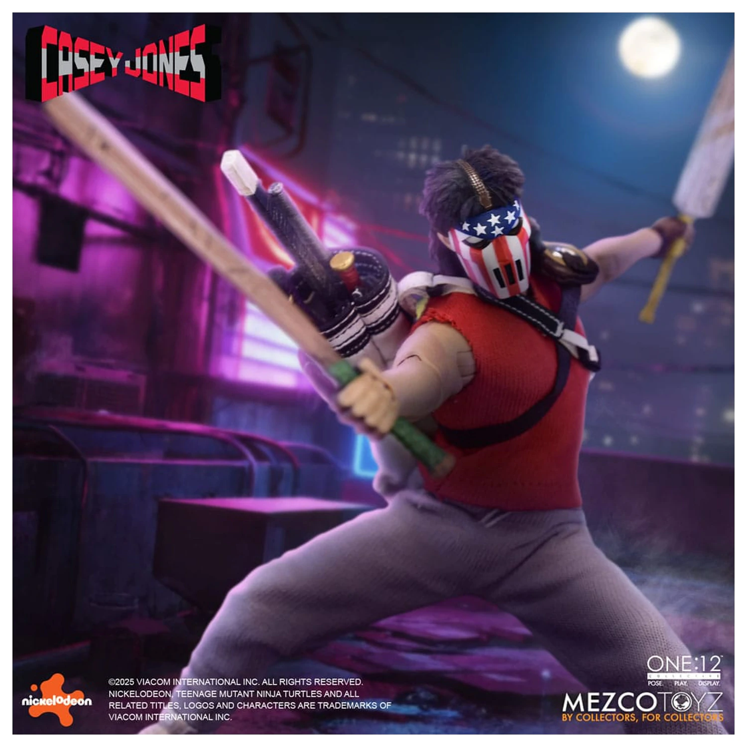 Teenage Mutant Ninja Turtles Figur 1/12 Casey Jones 17 cm Produktfoto