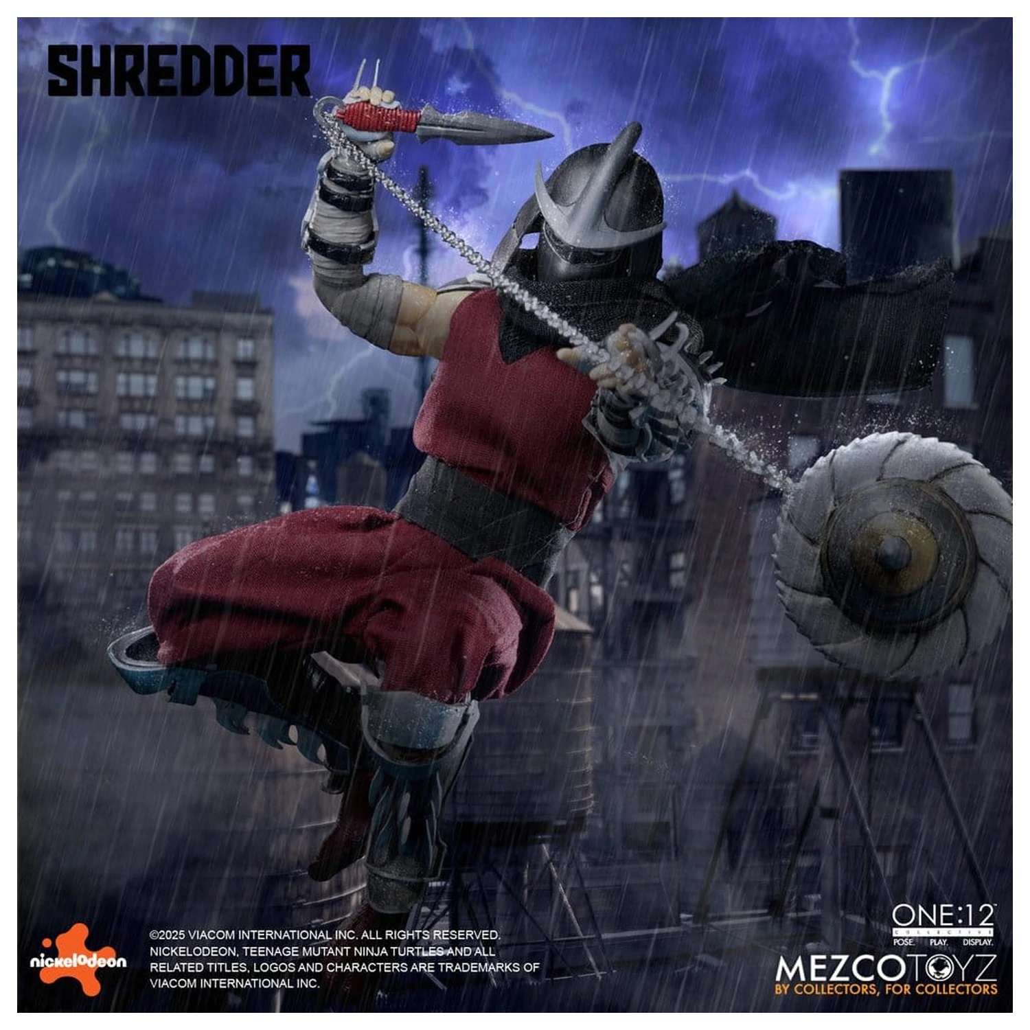 Teenage Mutant Ninja Turtles Figur 1/12 Shredder 17 cm Produktfoto