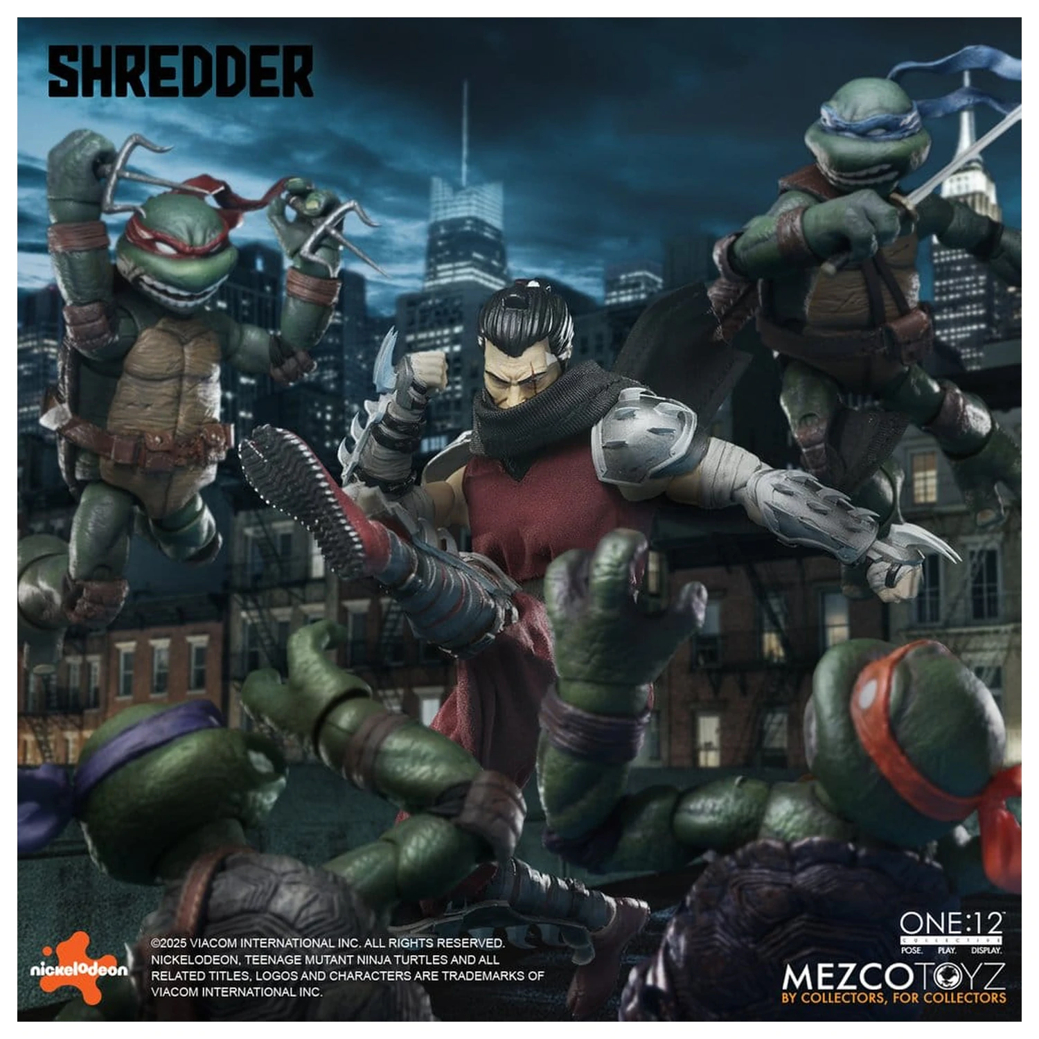 Teenage Mutant Ninja Turtles Figur 1/12 Shredder 17 cm Produktfoto