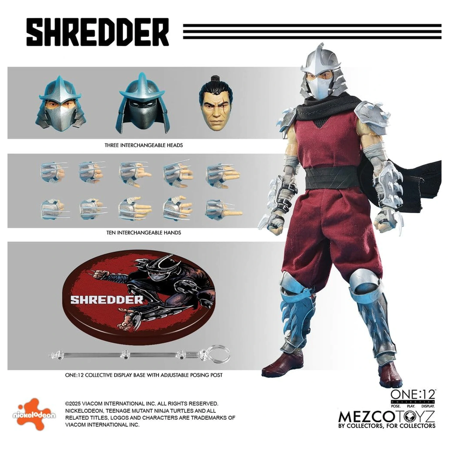 Teenage Mutant Ninja Turtles Figur 1/12 Shredder 17 cm Produktfoto