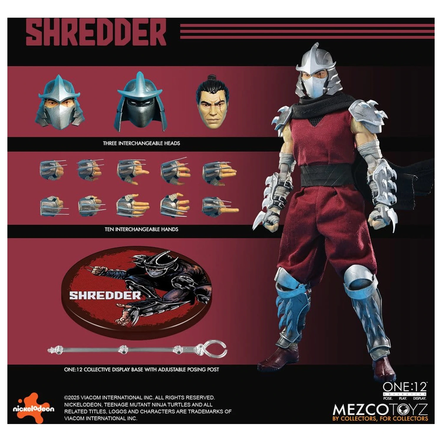 Teenage Mutant Ninja Turtles Figur 1/12 Shredder 17 cm Produktfoto