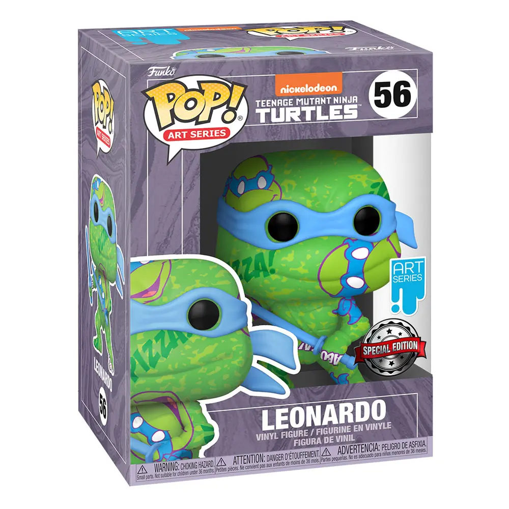 Teenage Mutant Ninja Turtles POP! Artist Series Vinyl Figur Leonardo 9 cm termékfotó