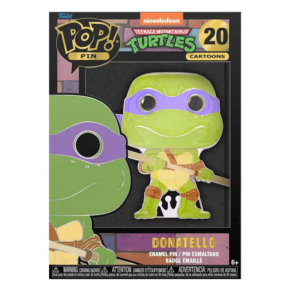 Teenage Mutant Ninja Turtles POP! Pin Ansteck-Pin Donatello 10 cm termékfotó