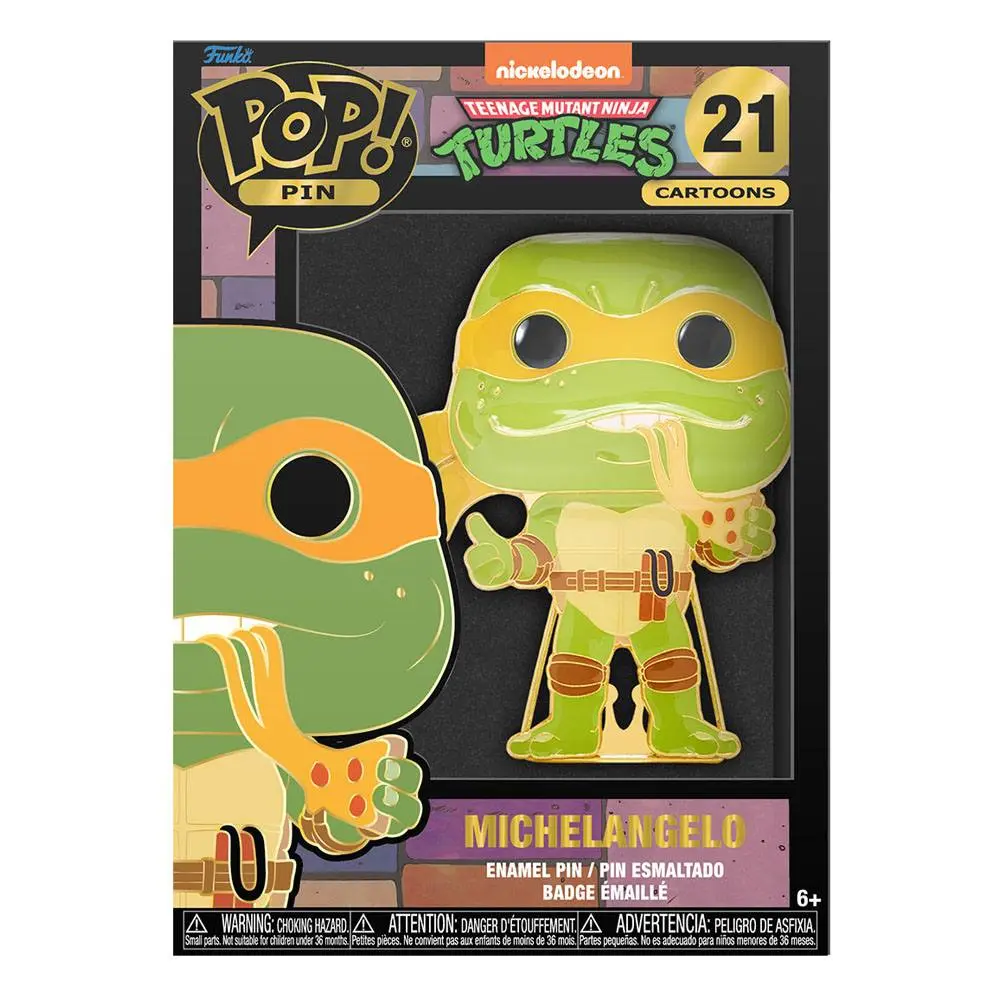 Teenage Mutant Ninja Turtles POP! Pin Ansteck-Pin Michelangelo 10 cm termékfotó
