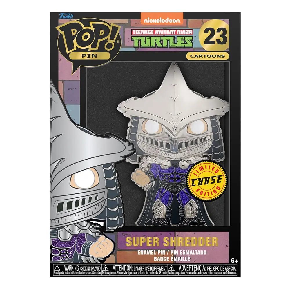 Teenage Mutant Ninja Turtles POP! Pin Ansteck-Pins Super Shredder 10 cm Produktfoto