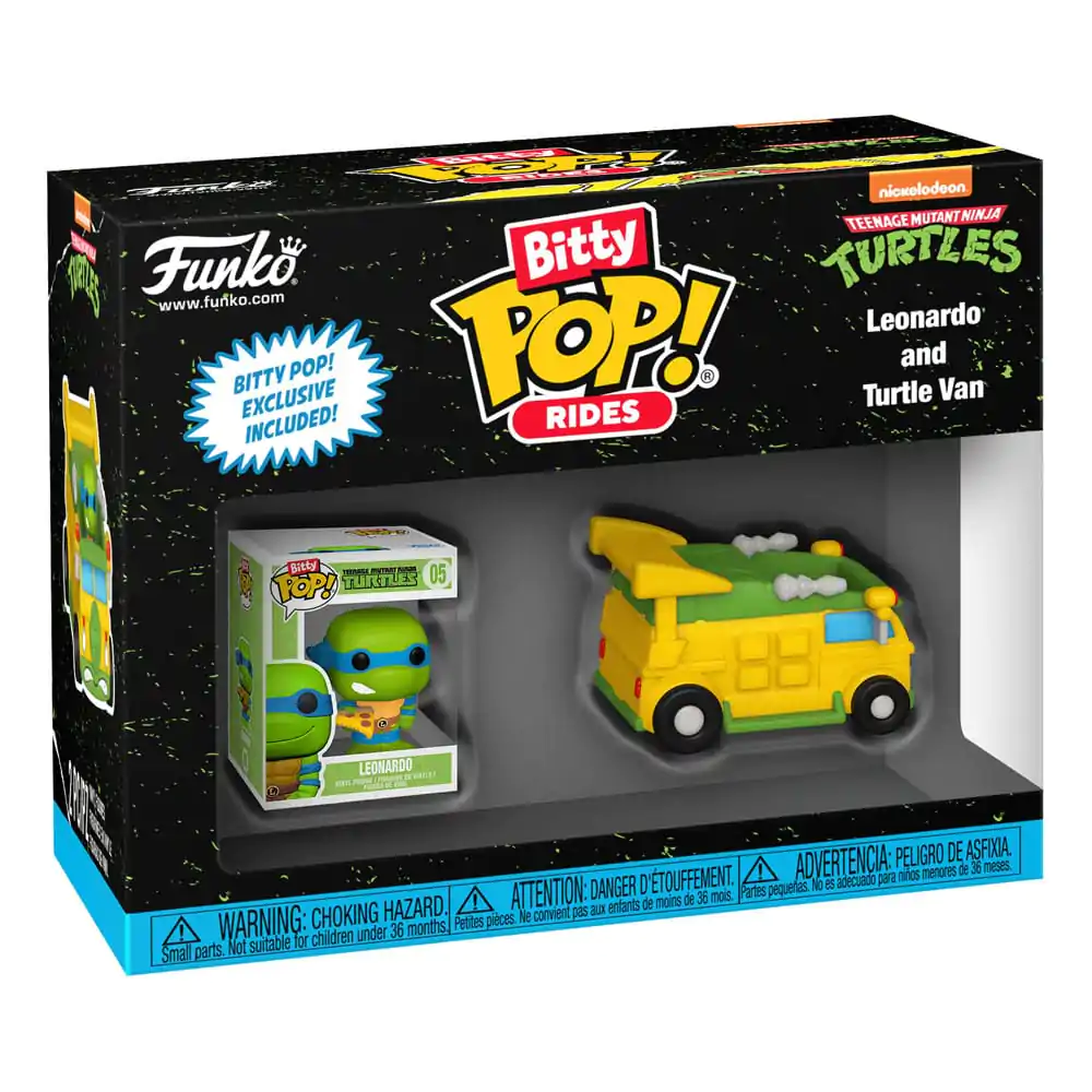 Teenage Mutant Ninja Turtles Funko POP! Rides Vinyl Figur Leonardo w/Van 2,5 cm termékfotó