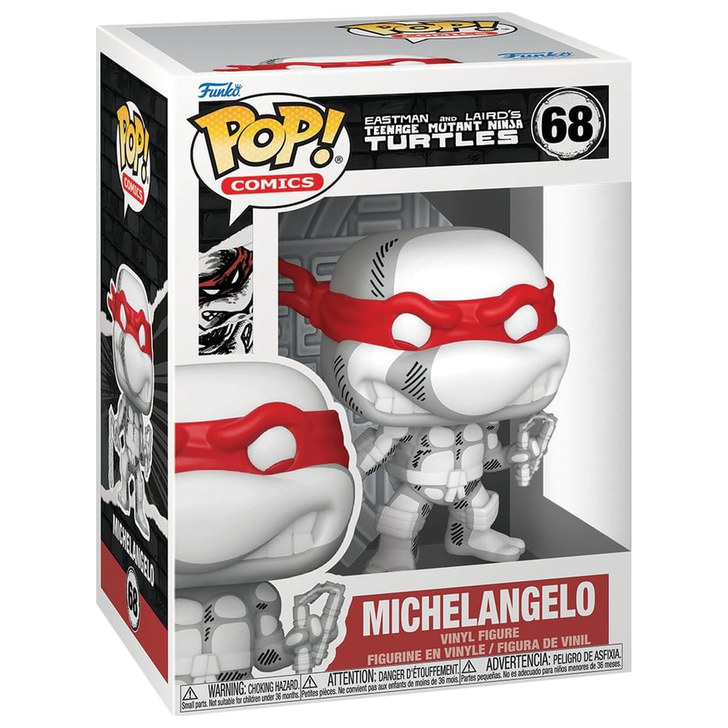 Teenage Mutant Ninja Turtles Funko POP! Vinylfigur Michelangelo 9 cm Produktfoto