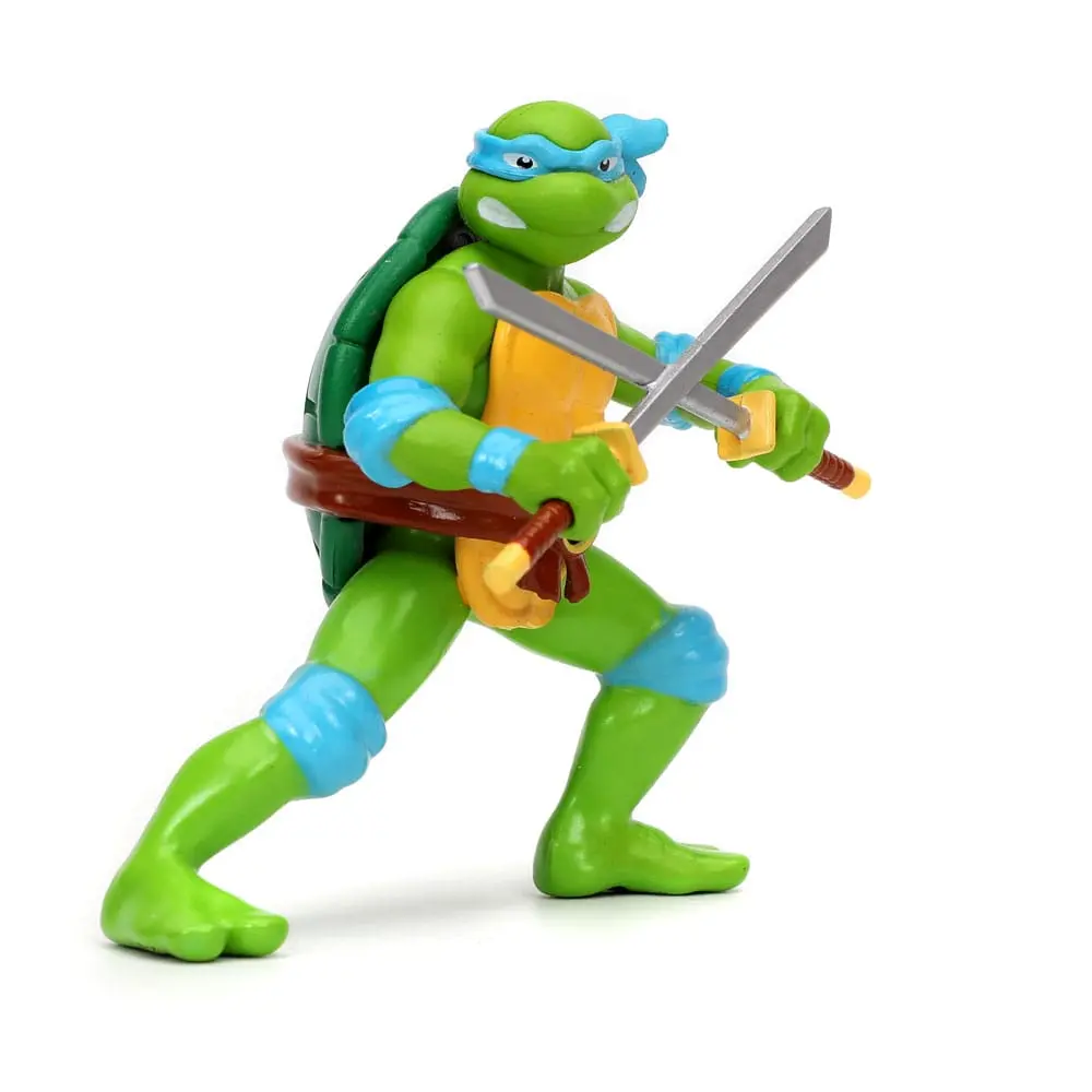 Teenage Mutant Ninja Turtles Hollywood Rides Diecast Modell 1/24 1962 VW Bus mit Leonardo Figur Produktfoto