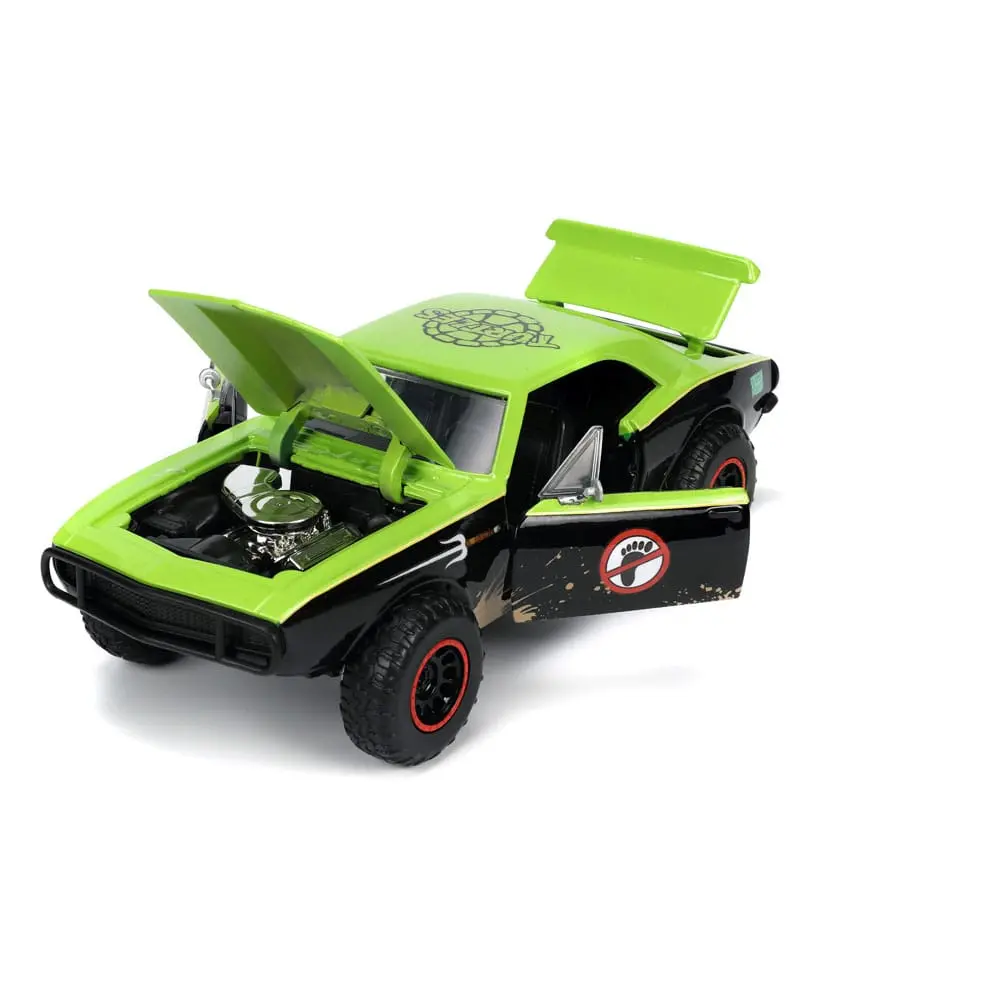 Teenage Mutant Ninja Turtles Hollywood Rides Diecast Modell 1/24 1967 Chevrolet Camaro mit Raphael Figur Produktfoto