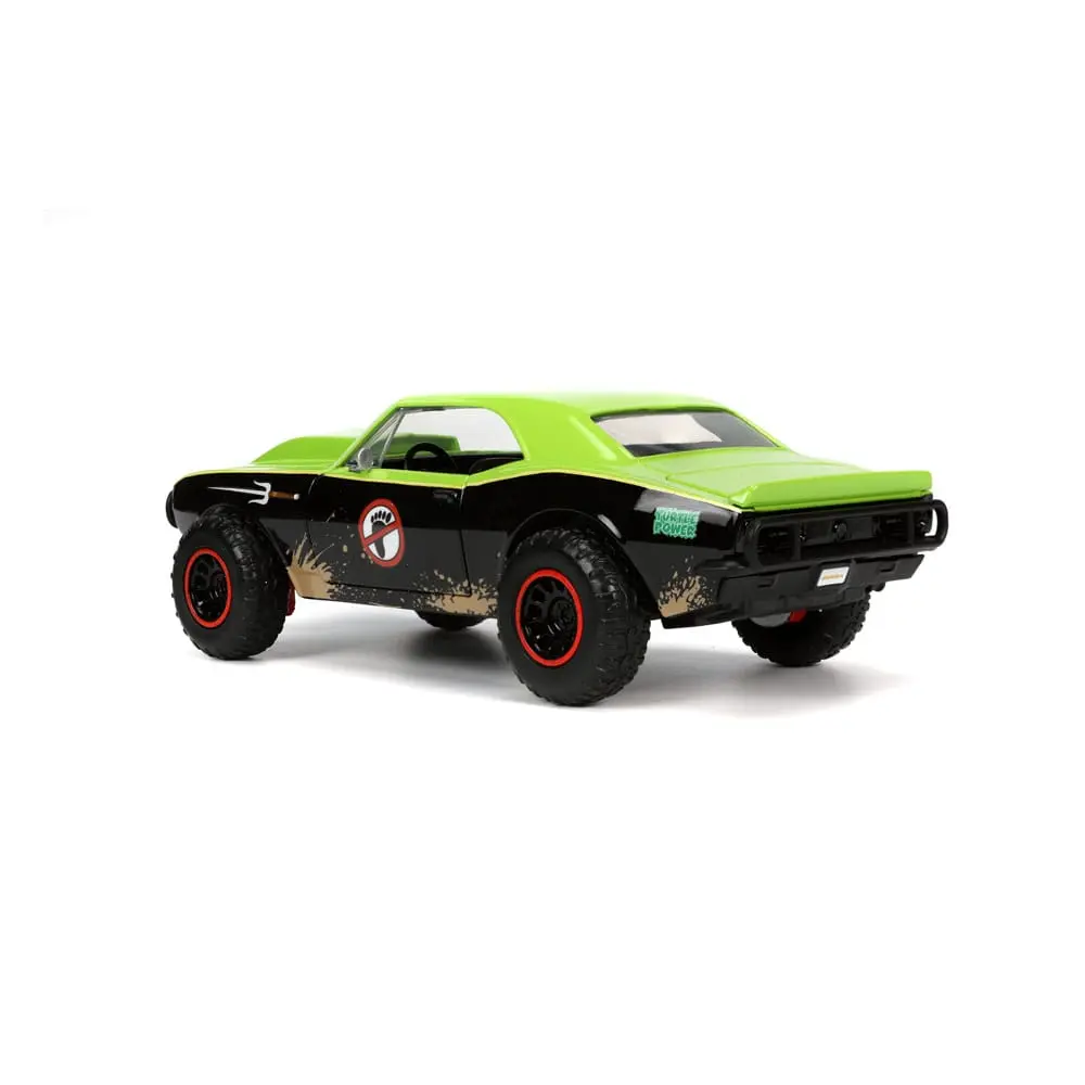 Teenage Mutant Ninja Turtles Hollywood Rides Diecast Modell 1/24 1967 Chevrolet Camaro mit Raphael Figur Produktfoto