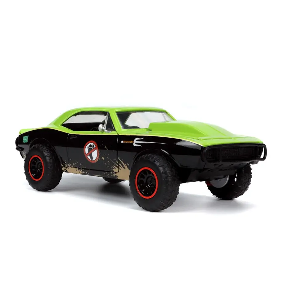 Teenage Mutant Ninja Turtles Hollywood Rides Diecast Modell 1/24 1967 Chevrolet Camaro mit Raphael Figur Produktfoto