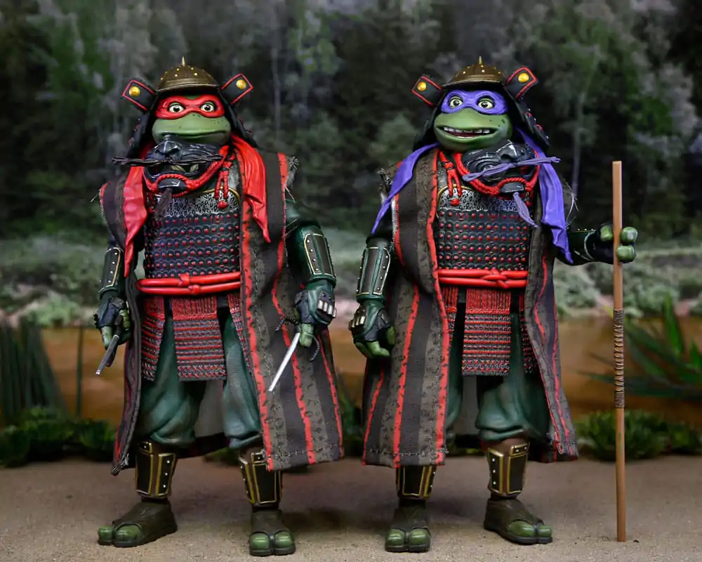 Teenage Mutant Ninja Turtles III Action Figur 2er-Pack Donatello & Raphael 18 cm Produktfoto