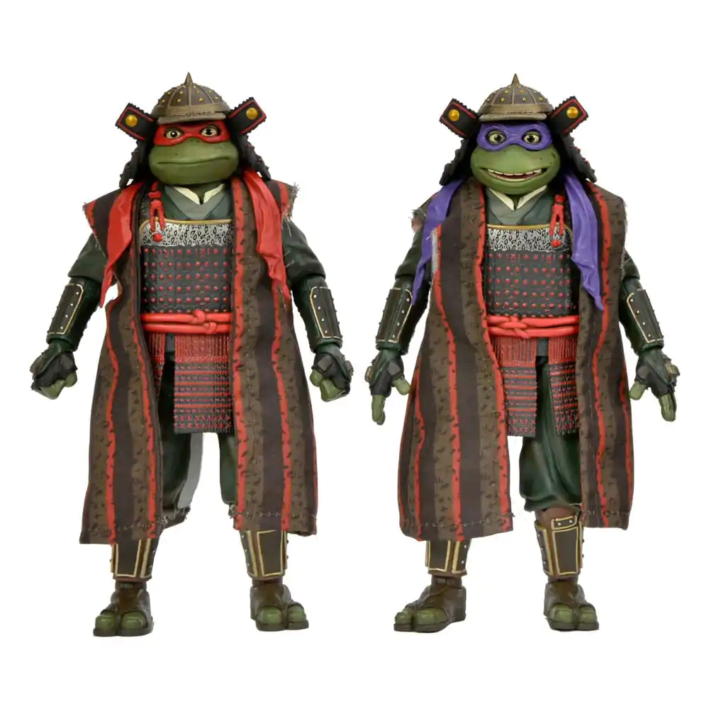 Teenage Mutant Ninja Turtles III Action Figur 2er-Pack Donatello & Raphael 18 cm Produktfoto