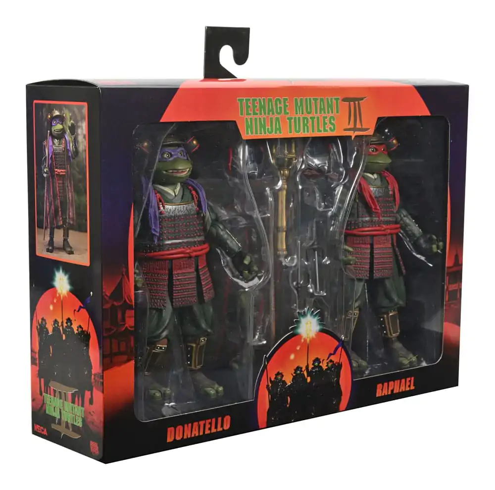 Teenage Mutant Ninja Turtles III Action Figur 2er-Pack Donatello & Raphael 18 cm Produktfoto