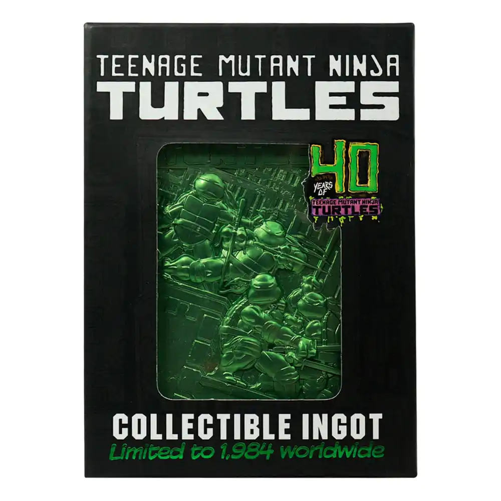 Teenage Mutant Ninja Turtles Metallbarren 40th Anniversary Green Limited Edition termékfotó