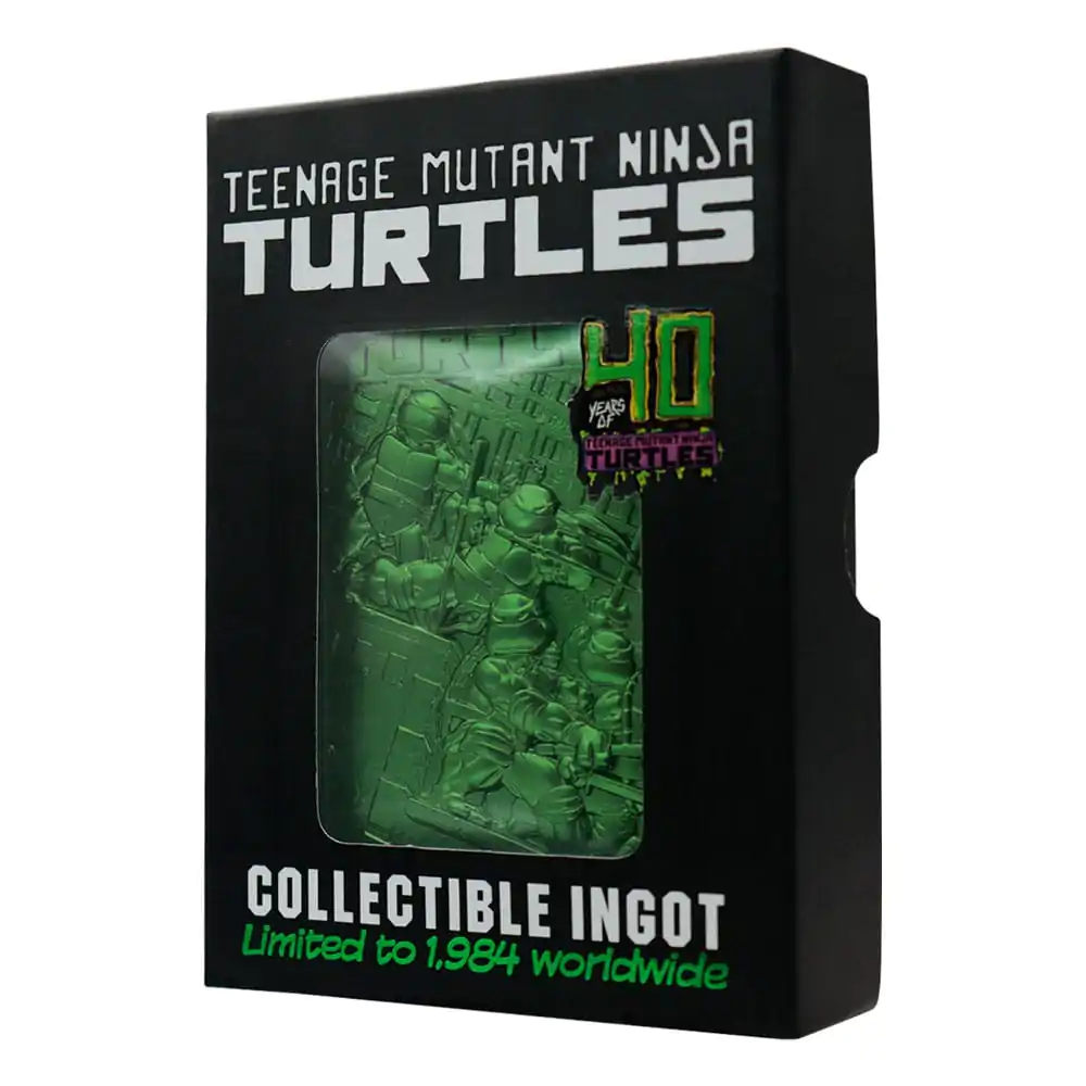 Teenage Mutant Ninja Turtles Metallbarren 40th Anniversary Green Limited Edition termékfotó