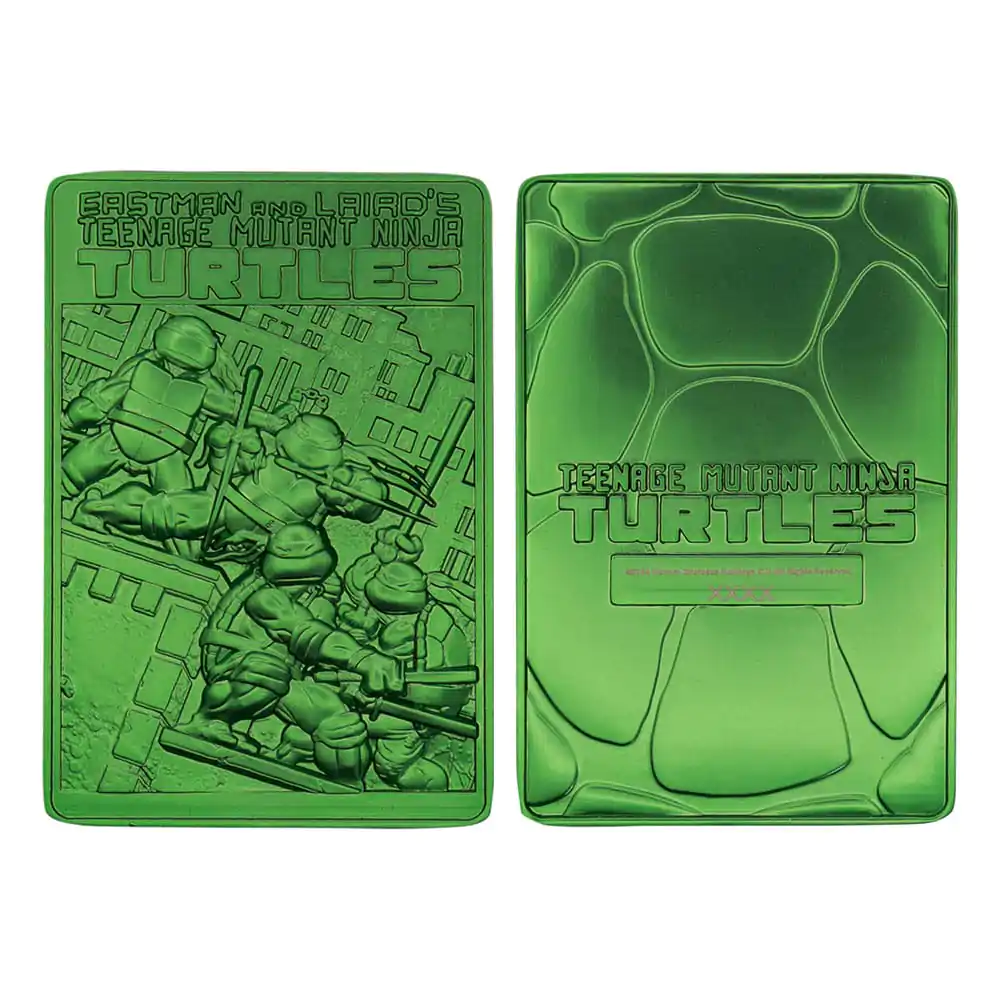 Teenage Mutant Ninja Turtles Metallbarren 40th Anniversary Green Limited Edition termékfotó