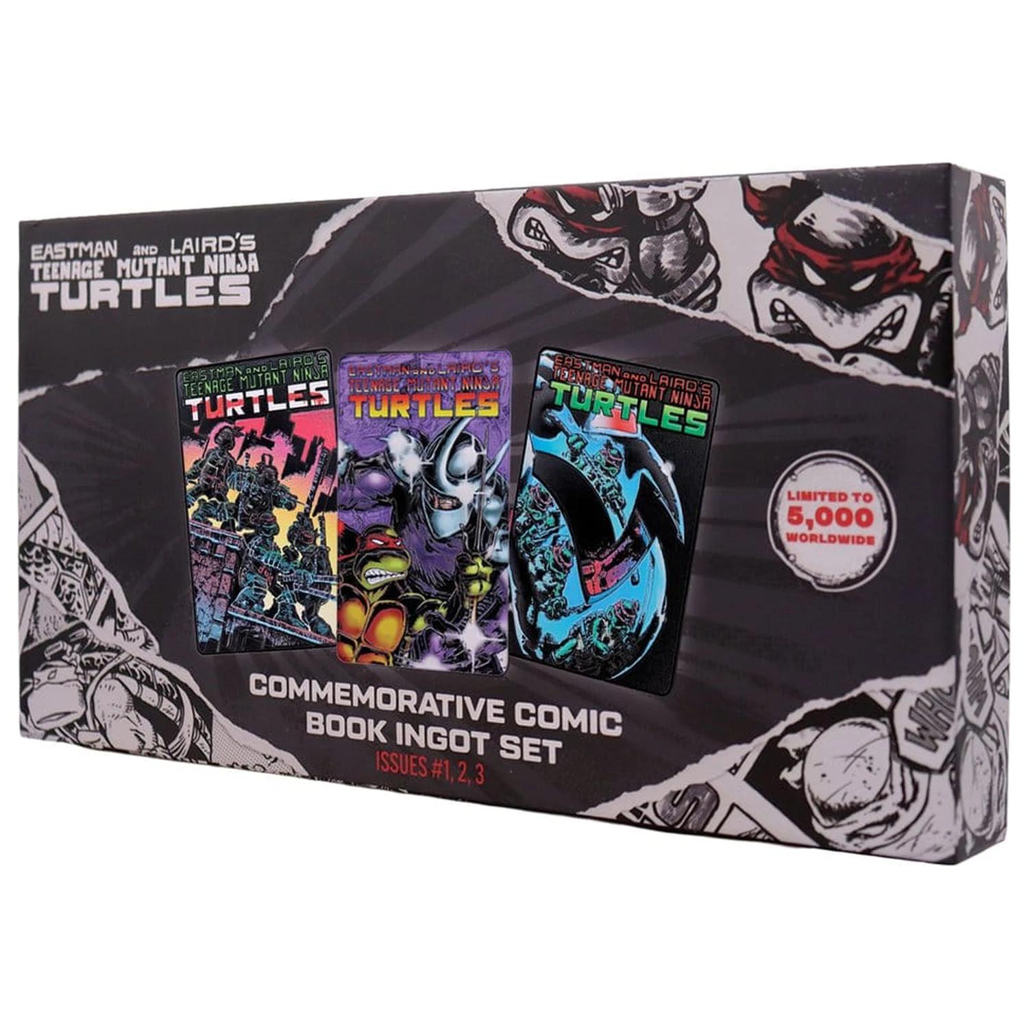 Teenage Mutant Ninja Turtles Ingot 3er-Set Comic Book Cover Barren Limited Edition Produktfoto