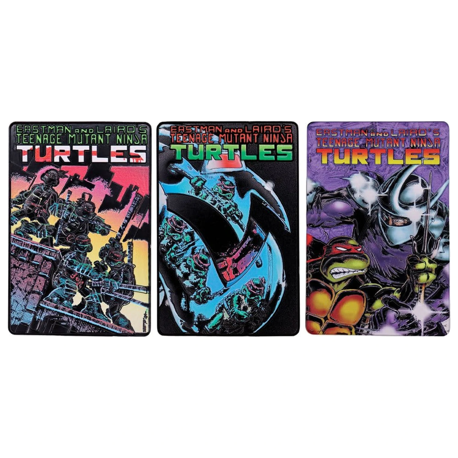 Teenage Mutant Ninja Turtles Ingot 3er-Set Comic Book Cover Barren Limited Edition Produktfoto