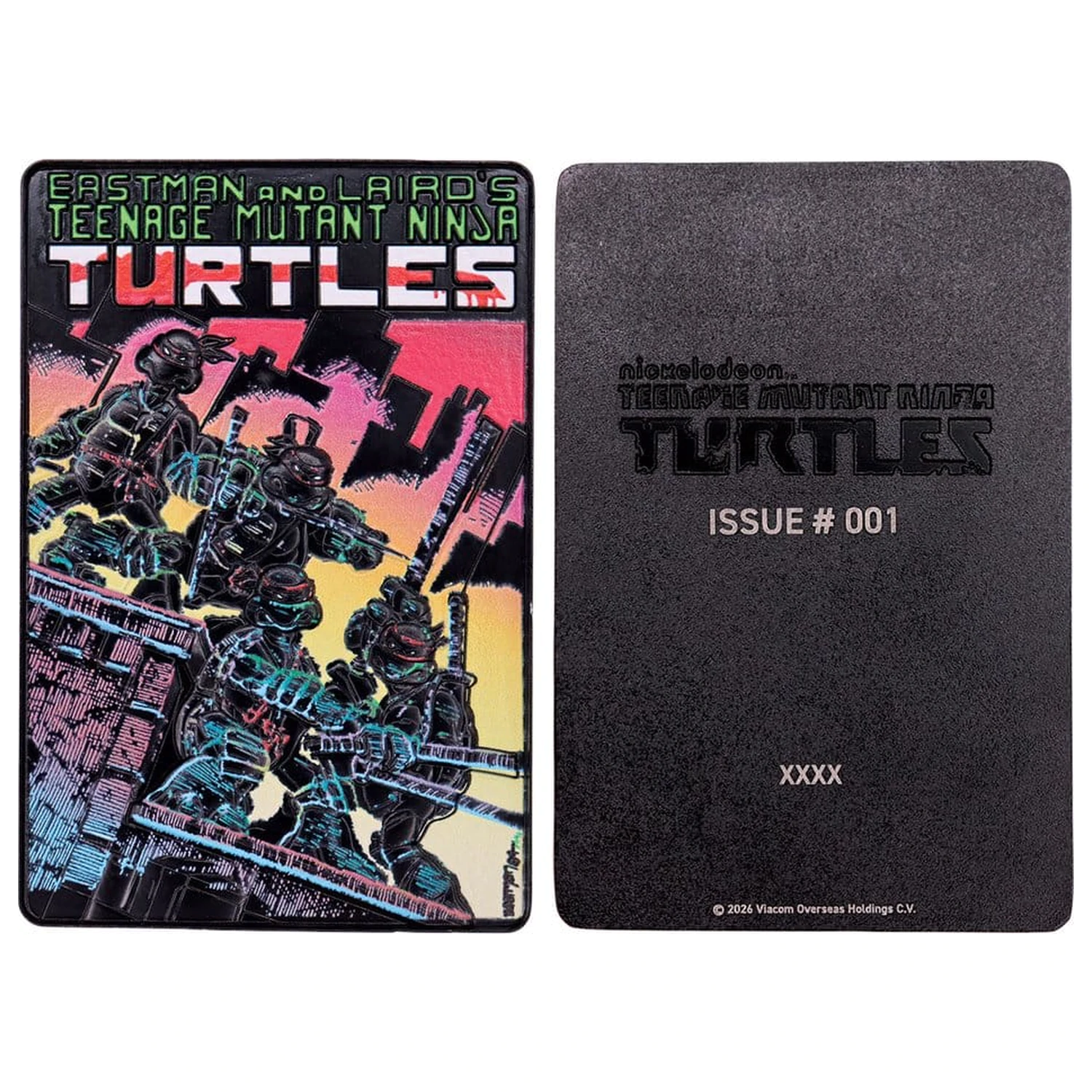 Teenage Mutant Ninja Turtles Ingot 3er-Set Comic Book Cover Barren Limited Edition Produktfoto