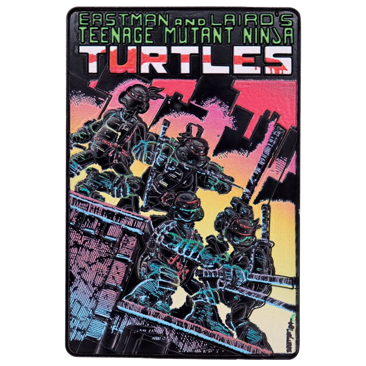 Teenage Mutant Ninja Turtles Ingot 3er-Set Comic Book Cover Barren Limited Edition Produktfoto